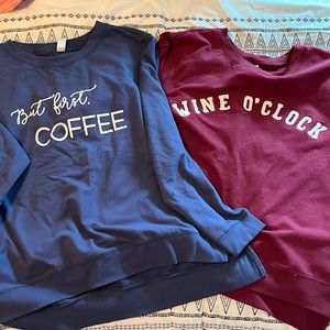 Crewneck sweatshirt set